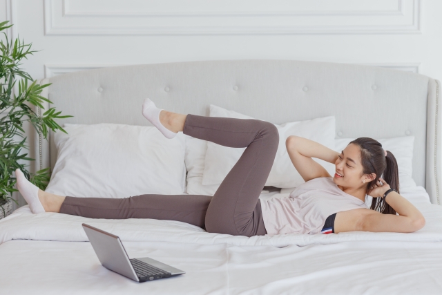 忙しくても運動を習慣化できた人の工夫を表す写真